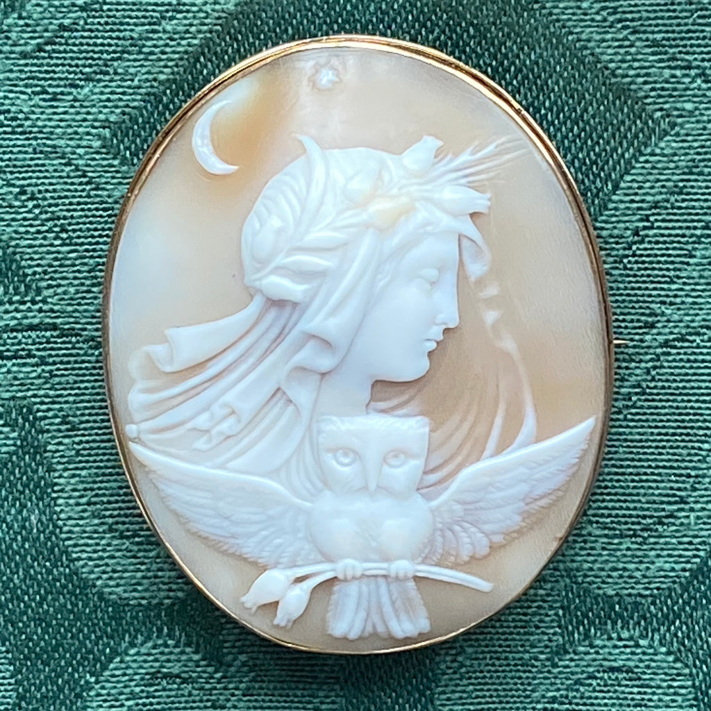 ニュクス・カメオブローチ – 銀座アンティーク・アイ