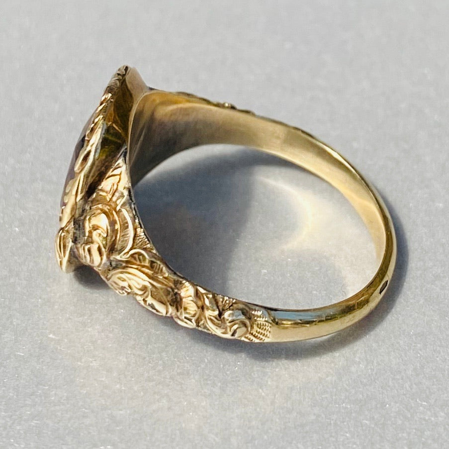 値下げ　1799年　モーニングリング　イギリス　ジョージアン　シグネット 1799年 モーニングリング イギリス アンティーク ジョージアン