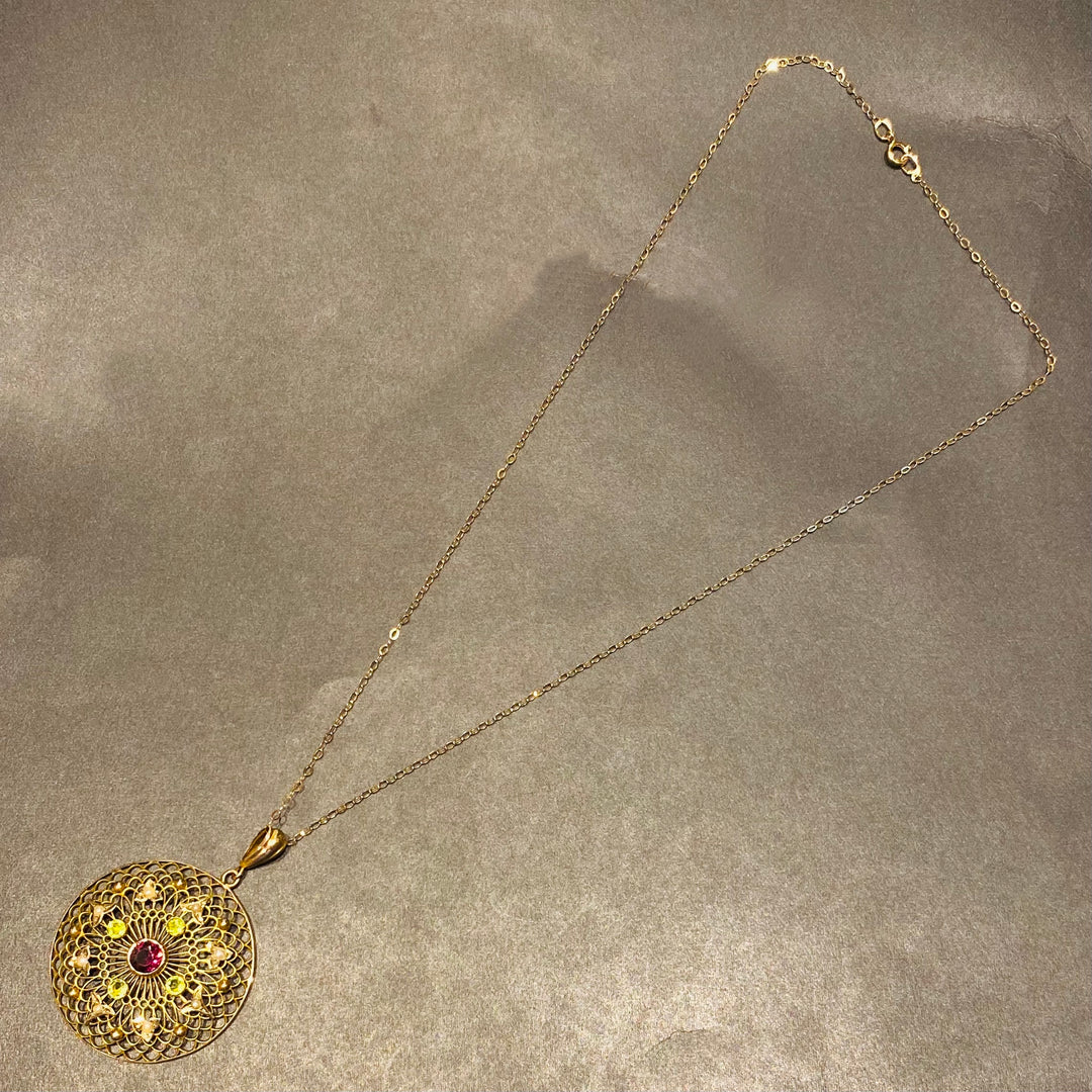 サフラジェットカラー透かしペンダント – 銀座アンティーク・アイ