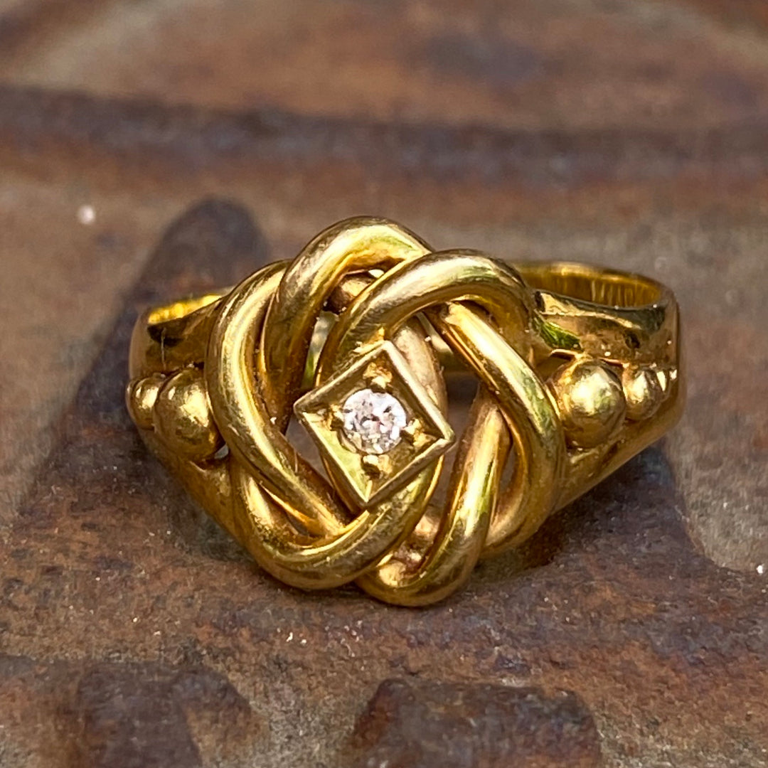 ラバーズノット・ダイヤリング – 銀座アンティーク・アイ