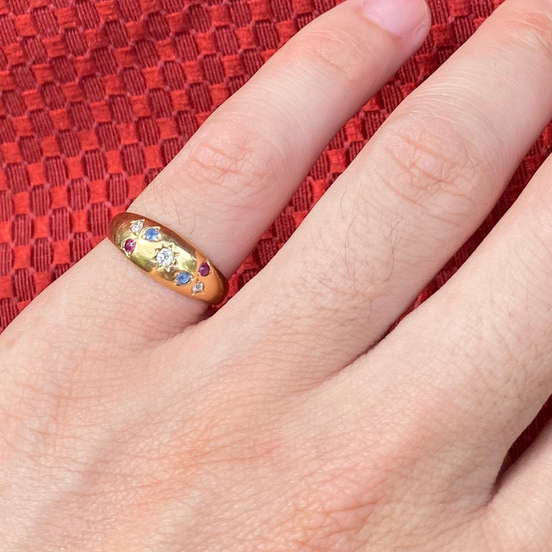 スリーカラー・ジプシーリング – 銀座アンティーク・アイ