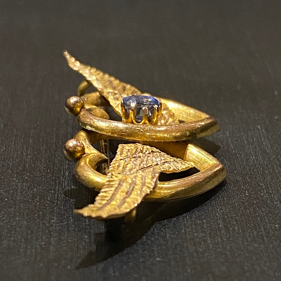 ダブルハート＆天使の翼ブローチ – 銀座アンティーク・アイ