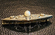 天然真珠エドワーディアンブローチ