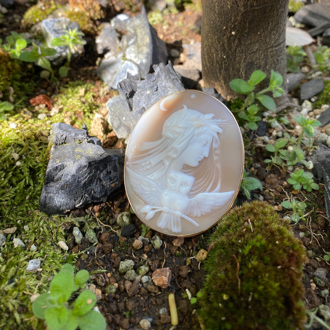 ニュクス・カメオブローチ – 銀座アンティーク・アイ